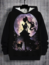 Cartoon Sailor Moons 3D Print All Seasons Children Casual Sweatshirt Cool Pullover Tops Unisex Clothes Boy Girl Hoodies