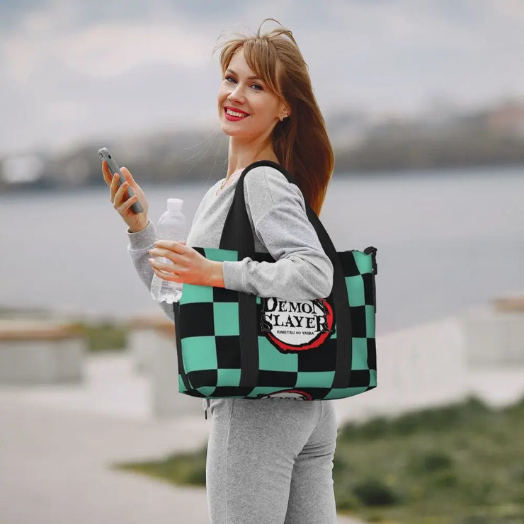Demon Slayer Tote Bag Tanjiro & Nezuko Beach/Travel Bag