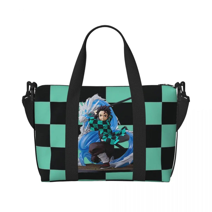 Demon Slayer Tote Bag Tanjiro & Nezuko Beach/Travel Bag