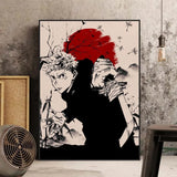 Modern Japanese Anime Canvas Wall Art  Jujutsu Kaisen Gojo Satoru Poster for Kids Room Decor Stylish Home Murals Decorative Pain