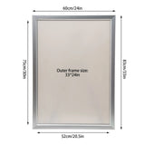 LED Light Box Backlit Movie Poster Art Picture Frame 24" X 36" Advertising Display