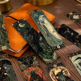 30pcs Aesthetic Darkness Magic Wizard Paper Bookmarks Library Office Page Markings DIY Students Reader Page Markers