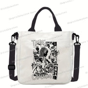 Junji Ito Cat Anime Shoulder Bag Unisex Canvas Crossbody