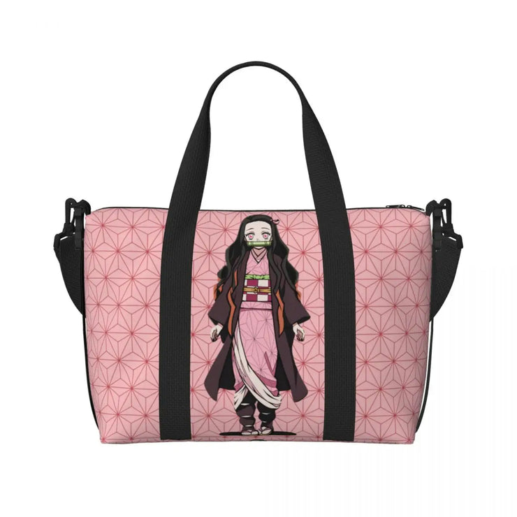 Demon Slayer Tote Bag Tanjiro & Nezuko Beach/Travel Bag