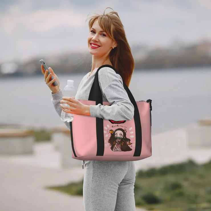 Demon Slayer Tote Bag Tanjiro & Nezuko Beach/Travel Bag